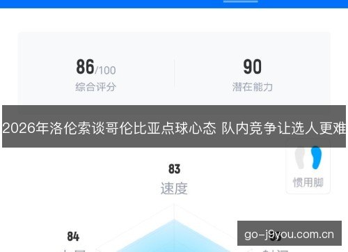 2026年洛伦索谈哥伦比亚点球心态 队内竞争让选人更难